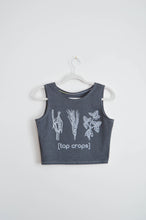Load image into Gallery viewer, Top Crops Crop Top - Gray Organic Cotton