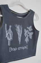 Load image into Gallery viewer, Top Crops Crop Top - Gray Organic Cotton
