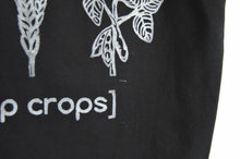 Load image into Gallery viewer, Top Crops Crop Top - Black Organic Cotton