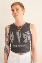 Load image into Gallery viewer, Top Crops Crop Top - Gray Organic Cotton