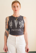 Load image into Gallery viewer, Top Crops Crop Top - Gray Organic Cotton
