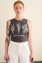 Load image into Gallery viewer, Top Crops Crop Top - Gray Organic Cotton