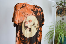 Load image into Gallery viewer, Fire Moon REVAMPED Tie Dyed Bamboo Gender Neutral T-Shirt