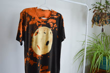 Load image into Gallery viewer, Fire Moon REVAMPED Tie Dyed Bamboo Gender Neutral T-Shirt