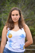 Load image into Gallery viewer, SALE - Block Printed Bamboo Crop Tank - New Birch