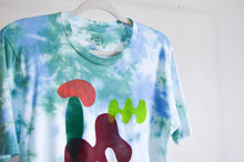 Load image into Gallery viewer, Hand Dyed Shapes Block Printed Bamboo Crop Top