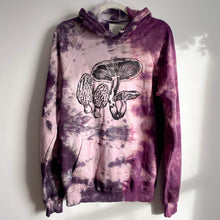 Load image into Gallery viewer, SALE - Organic Cotton Tie Dye Hoodie with Mushroom Print