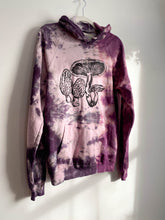 Load image into Gallery viewer, SALE - Organic Cotton Tie Dye Hoodie with Mushroom Print
