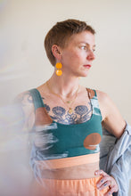Load image into Gallery viewer, Handmade Bra Top - Forest Birch