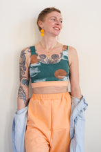 Load image into Gallery viewer, Handmade Bra Top - Forest Birch