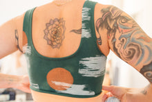 Load image into Gallery viewer, Handmade Bra Top - Forest Birch