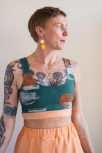 Load image into Gallery viewer, Handmade Bra Top - Forest Birch