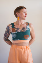 Load image into Gallery viewer, Handmade Bra Top - Forest Birch