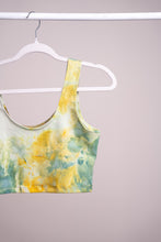 Load image into Gallery viewer, Ice Dyed Handmade Bra Top - Goldenrod