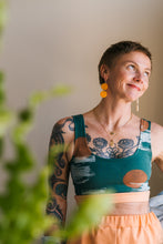 Load image into Gallery viewer, Handmade Bra Top - Forest Birch