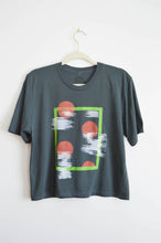 Load image into Gallery viewer, Short Sleeve Bamboo Crop Tee - Neon Birch
