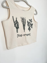 Load image into Gallery viewer, Top Crops Crop Top - Cream Organic Cotton
