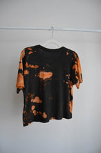 Load image into Gallery viewer, REVAMPED Fire Moon Tie Dyed Bamboo Crop Top
