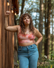 Load image into Gallery viewer, Ice Dyed Handmade Bra Top - Rust
