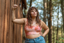 Load image into Gallery viewer, Ice Dyed Handmade Bra Top - Rust
