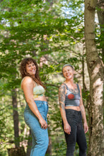 Load image into Gallery viewer, Ice Dyed Handmade Bra Top - Goldenrod
