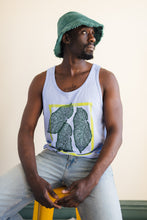 Load image into Gallery viewer, Hand Dyed and Block Printed Crop Tank - Begonia Leaf
