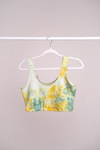 Load image into Gallery viewer, Ice Dyed Handmade Bra Top - Forest Goldenrod
