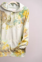 Load image into Gallery viewer, Organic Cotton Tie Dye Hoodie- Forest Goldenrod
