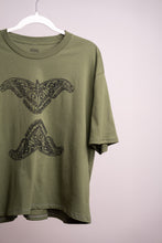 Load image into Gallery viewer, Olive Moth Organic Cotton Crop Tee
