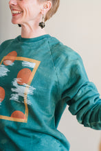 Load image into Gallery viewer, Hand Dyed and Block Printed Crewneck - Forest Birch
