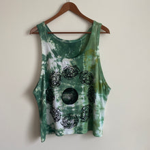 Load image into Gallery viewer, Tie Dyed Loose Crop Tank - PNW Peony

