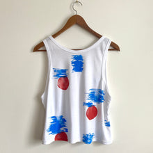 Load image into Gallery viewer, Block Printed Bamboo Crop Tank - New Birch
