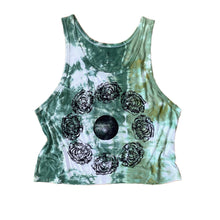 Load image into Gallery viewer, Tie Dyed Loose Crop Tank - PNW Peony
